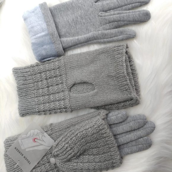 Women's OS Classic Gloves( Black, Grey) - Picture 5 of 7